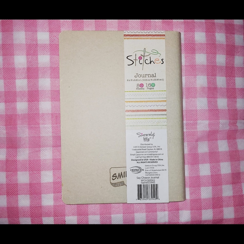 Say Cheese Camera Journal Notebook - Picture 5 of 12